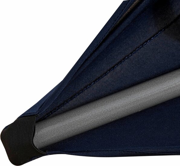 Statafelrok marineblauw 80 cm