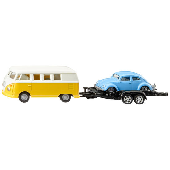 Siku 2567 VW T1 Met Aanhanger En VW Kever
