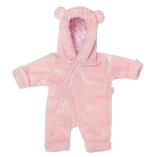 Poppenkleding Onesie Roze Fleece