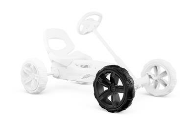 Wheel black-black 10x2,5 front right