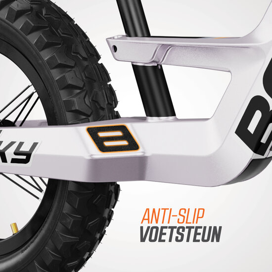 BERG loopfiets Biky Cross wit Handbrake 2-5 jaar 32 cm