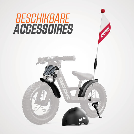 BERG loopfiets Biky Cross wit Handbrake 2-5 jaar 32 cm