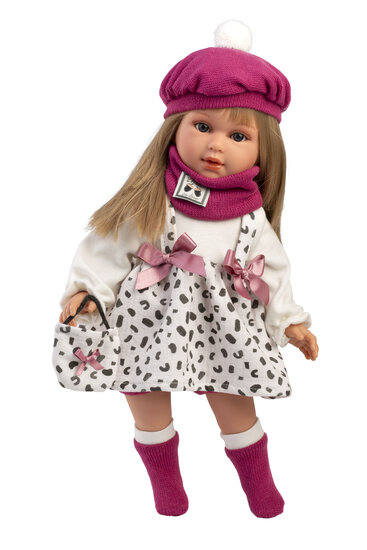 Llorens pop Carla 54 cm met zachte knuffellichaam voor rollenspel
