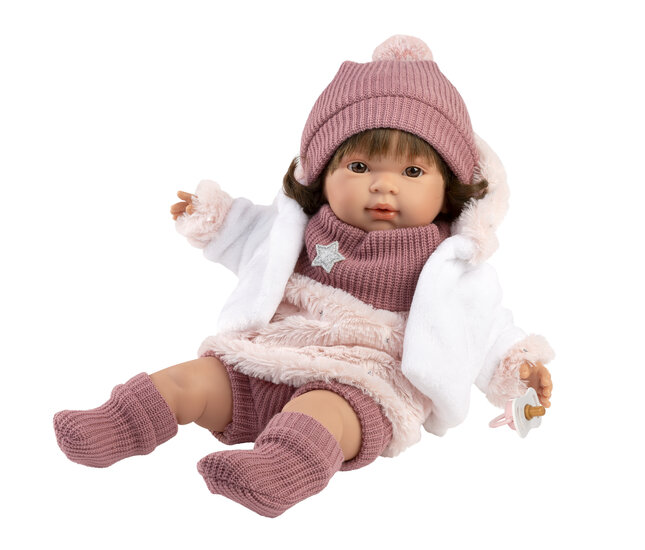 Llorens babypop Carla 42 cm met zachte knuffelkleding