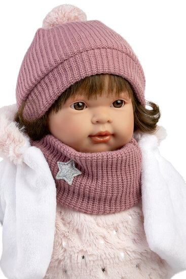 Llorens babypop Carla 42 cm met zachte knuffelkleding