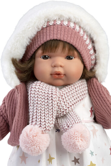 Llorens babypop Lola 38cm met winterkleding en knuffel