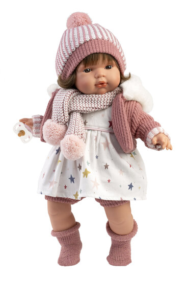 Llorens babypop Lola 38cm met winterkleding en knuffel
