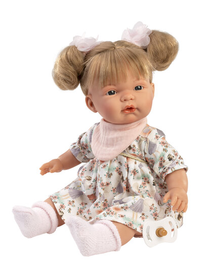 Llorens babypop Joelle 38cm met zomerjurk en speen