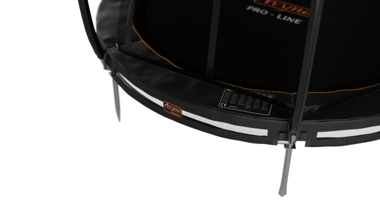 Avyna Trampoline InGround &Oslash;305 met veiligheidsnet | Zwart