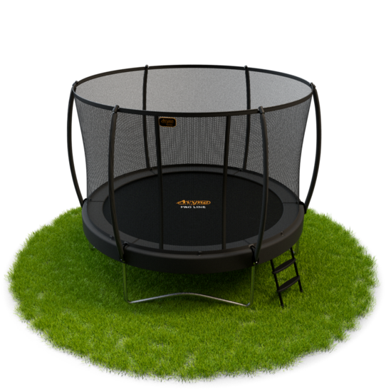 Avyna Trampoline Opbouw &Oslash;305 met veiligheidsnet &ndash; Grijs
