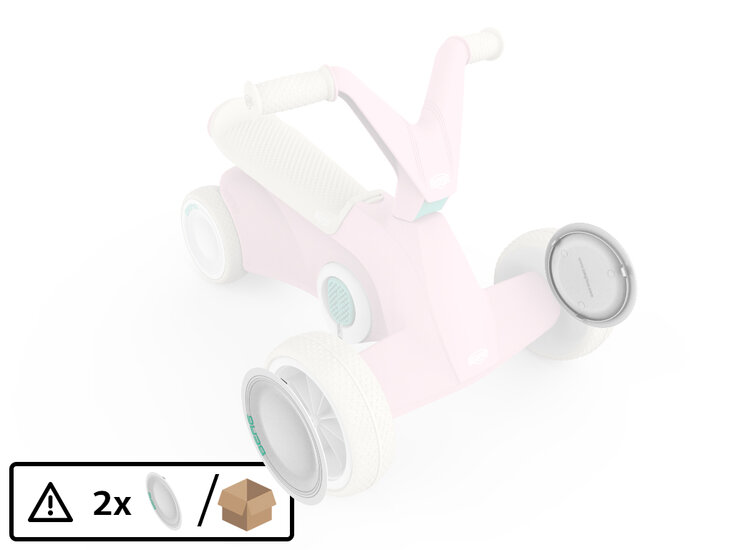 BERG GO&sup2; Pink - Front Wheel Cover (2x)