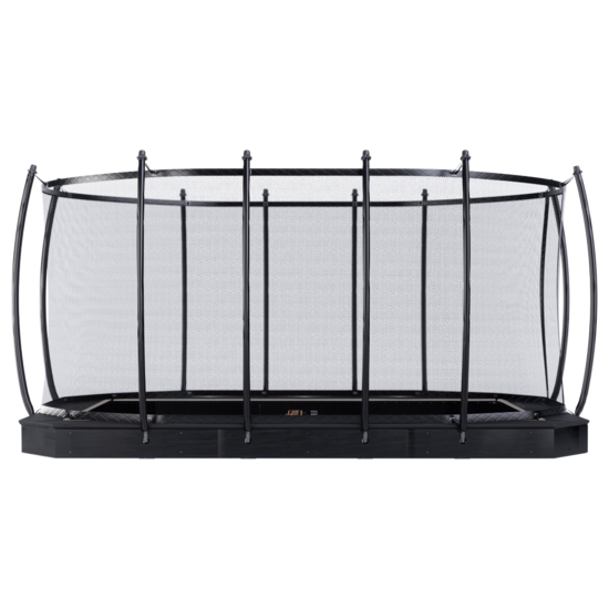 Avyna Trampoline FlatLevel 520x305 (352) met net | Zwart