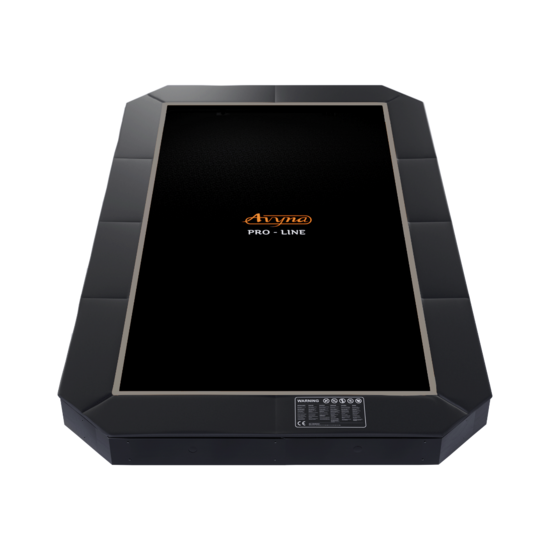 Avyna Trampoline FlatLevel 520x305 (352) met net | Zwart