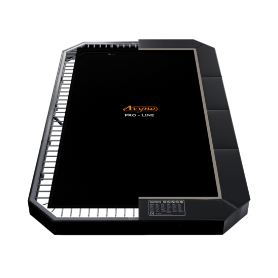 Avyna Trampoline FlatLevel 520x305 (352) met net | Zwart