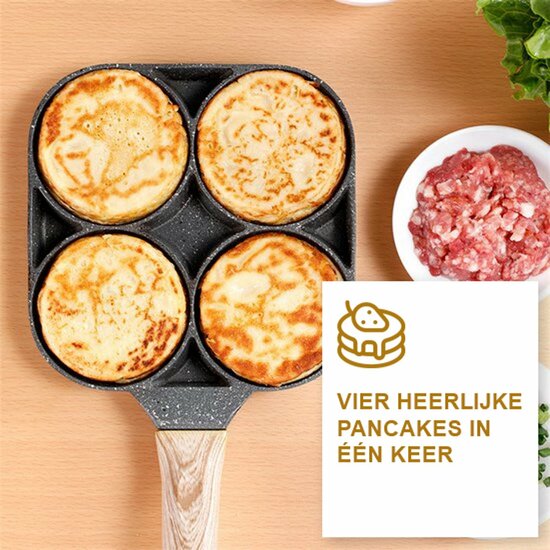 Alora 4-delige pannenkoekenpan