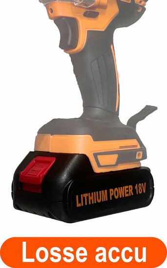 Kibani Losse Accu voor Slagmoersleutel