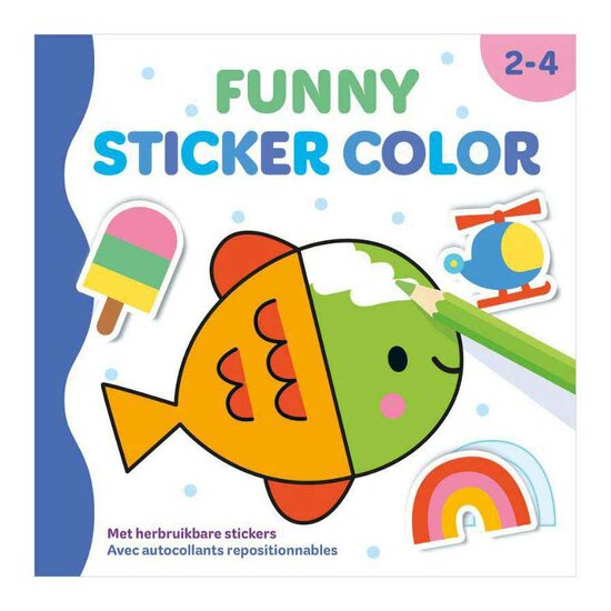 Funny Sticker Color - 2-4 jaar