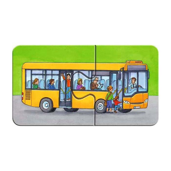 Special Voertuigen puzzel, 9x2st.