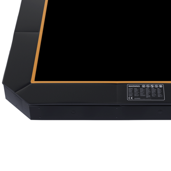 Trampoline Rand FlatLevel 520x305 Zwart | Avyna