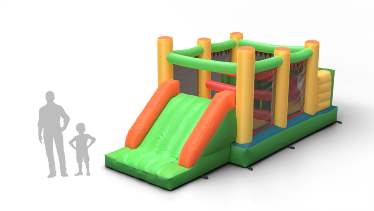 Springkussen Activity Groen/Geel (SK06) | Avyna