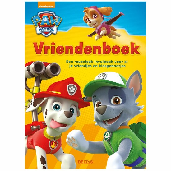 Deltas Paw Patrol Vriendenboek Uitlopend