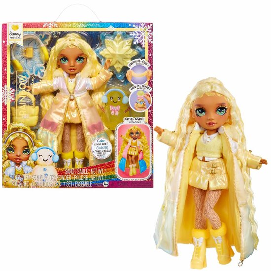 Rainbow High Winter Wonderland Doll Yellow Uitlopend