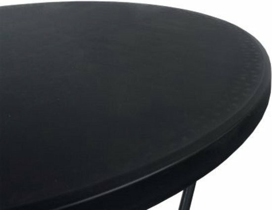 Statafel Verhuur Set 3x - Zwart 80x110 cm - Met Statafelrokken