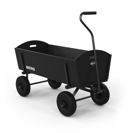 BERG Bolderwagen XL Zwart - Transportkar - Tot 150 kg