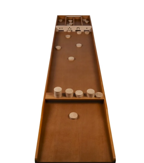 Longfield Premium Sjoelbak 200x40 cm - Beukenhout - Wedstrijd