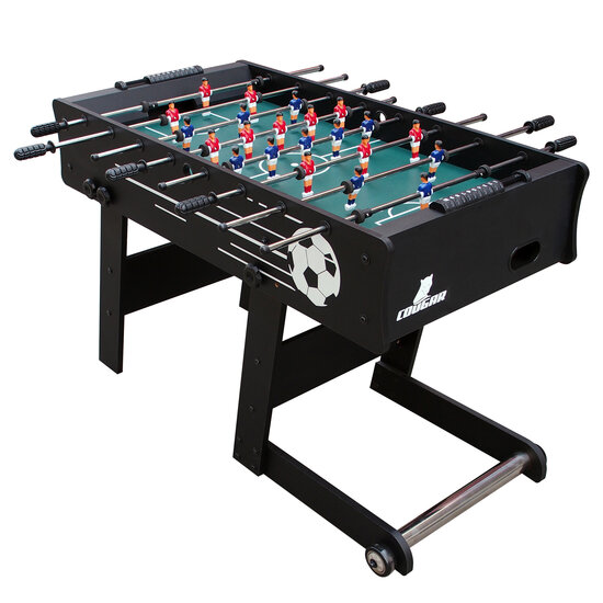 Cougar Scorpion Kick Voetbaltafel - Opklapbaar Zwart - 140 cm