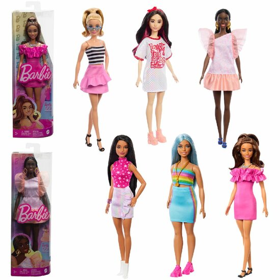 Barbie Fashionistas ass.
