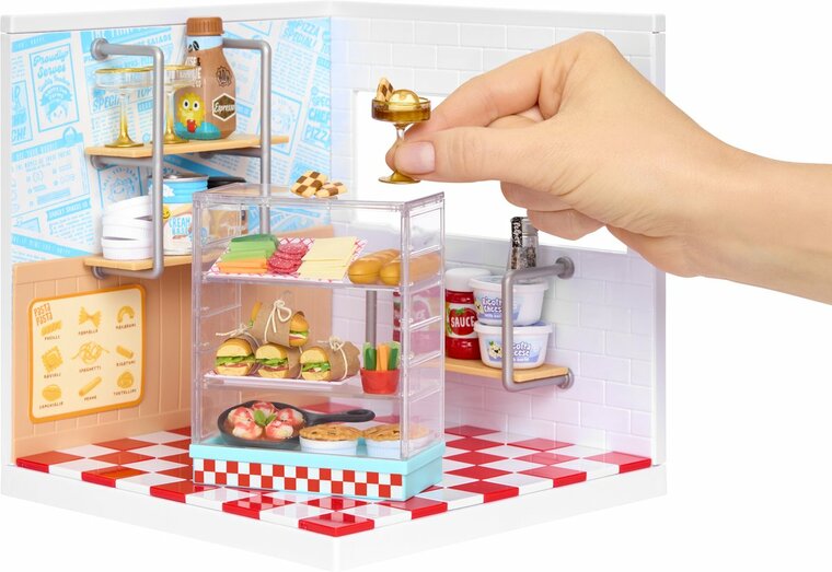 MGA Miniverse Spaces Starter Pack - Maak Je Eigen Mini Pizzeria 