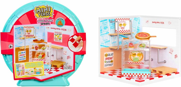MGA Miniverse Spaces Starter Pack - Maak Je Eigen Mini Pizzeria 