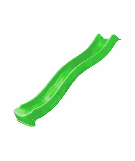 Complete glijbaanset 2.2m met losse trap en wateraansluiting appelgroen