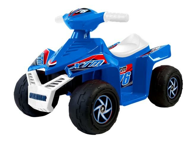 Quad Racy 6V Blue &ndash; Elektrische Kinderquad in Blauw