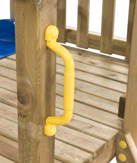 Houten Speeltoestel schommel Daan - Pastelblauw