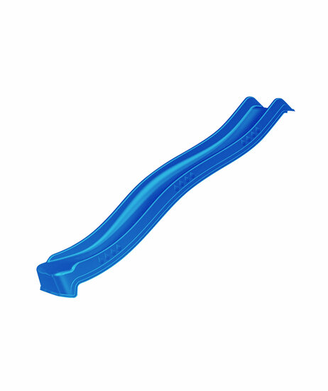 Geschuimde glijbaan 2,65 meter blauw voor speeltoestel - Swingkingg