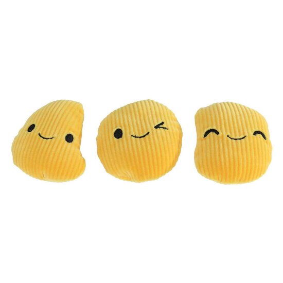 Fluffy Menu Snack Zakjes Pluche Chips - 21cm