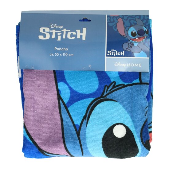 Handdoek Poncho Stitch Blauw 55x110cm