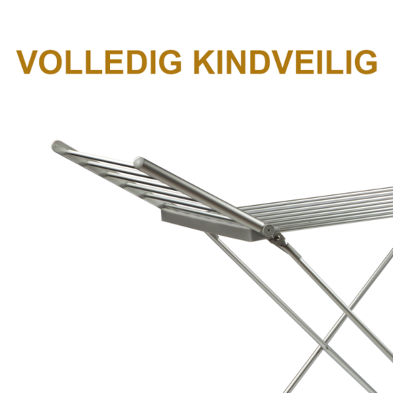 Alora Elektrisch Droogrek - Verwarmd - Opvouwbaar - Indoor