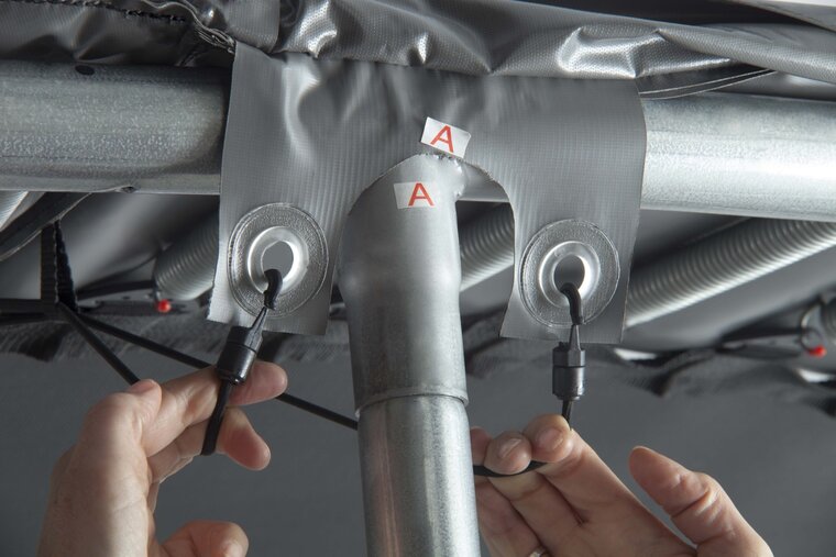 Trampoline Rand Opbouw &Oslash;200 Grijs | Avyna