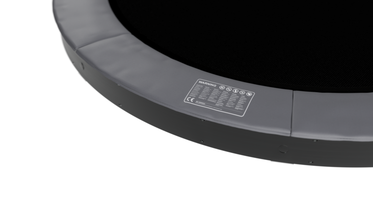 Avyna Trampoline FlatLevel &Oslash;430 | Grijs