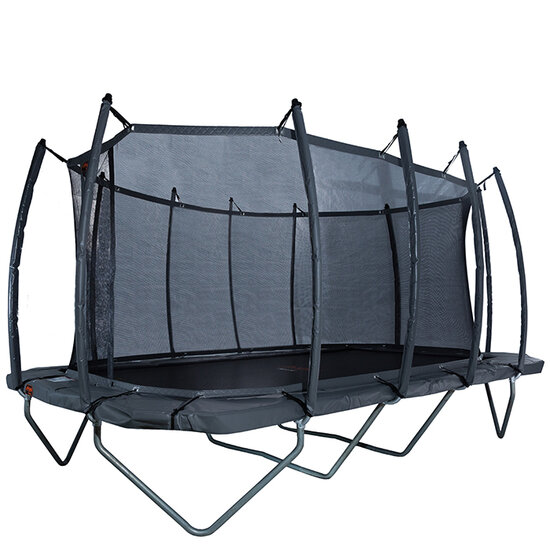 Avyna Trampoline Veiligheidsnet 520x305 Grijs | Compleet