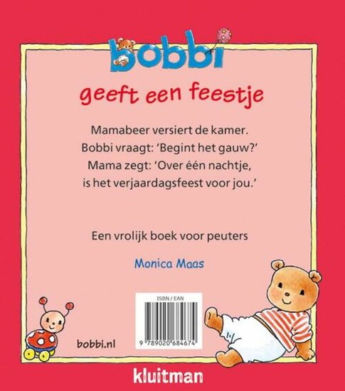 Kinderboek Bobbi geeft een feestje