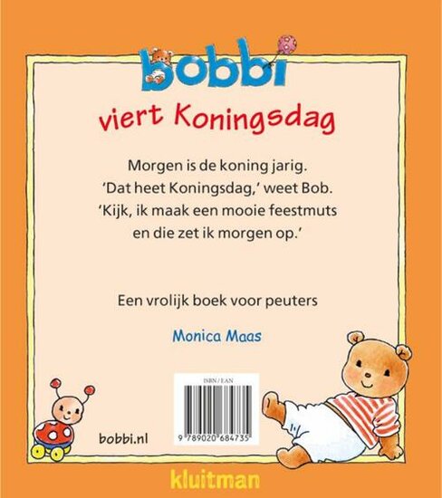 Kinderboek Bobbi viert Koningsdag