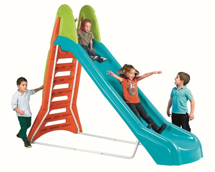 Feber Mega Slide Waterglijbaan &ndash; Extra Grote Glijbaan met Waterfunctie