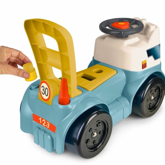 MotoFeber Casual Blocksnet &ndash; Loopmotor met Blokkenopbergnet