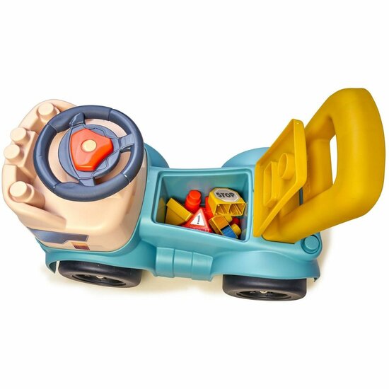 MotoFeber Casual Blocksnet &ndash; Loopmotor met Blokkenopbergnet