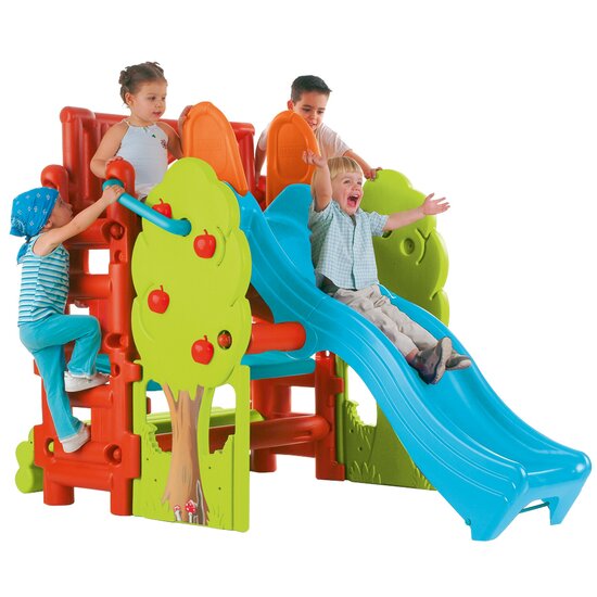 Feber Woodhouse Activity &ndash; Houten-Stijl Activiteitenspeelhuis