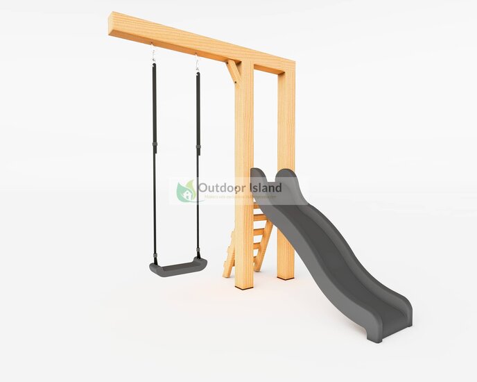 Houten schommel Douglas | Boris Limoengroen